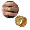 Anello a Nido d'Ape Superfici Interne Lucidate Design Confortevole Fedina Gioiello Trendy Unisex Per Uso Quotidiano