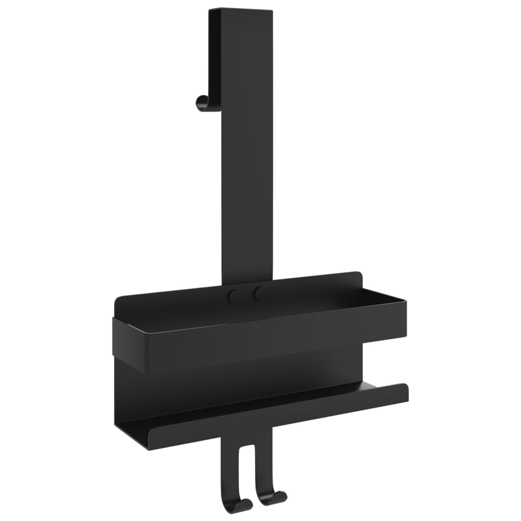 Hanging Shower Caddy Matte Black Brushed Stainless Steel 304