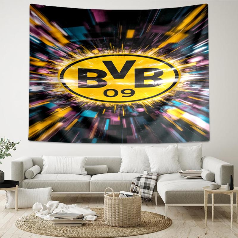 Borussia dortmund Tapestry Hanging for Bedroom,Livingroom, Playroom,Decor Art Room Wall Tapestry Holiday and Birthday Gifts