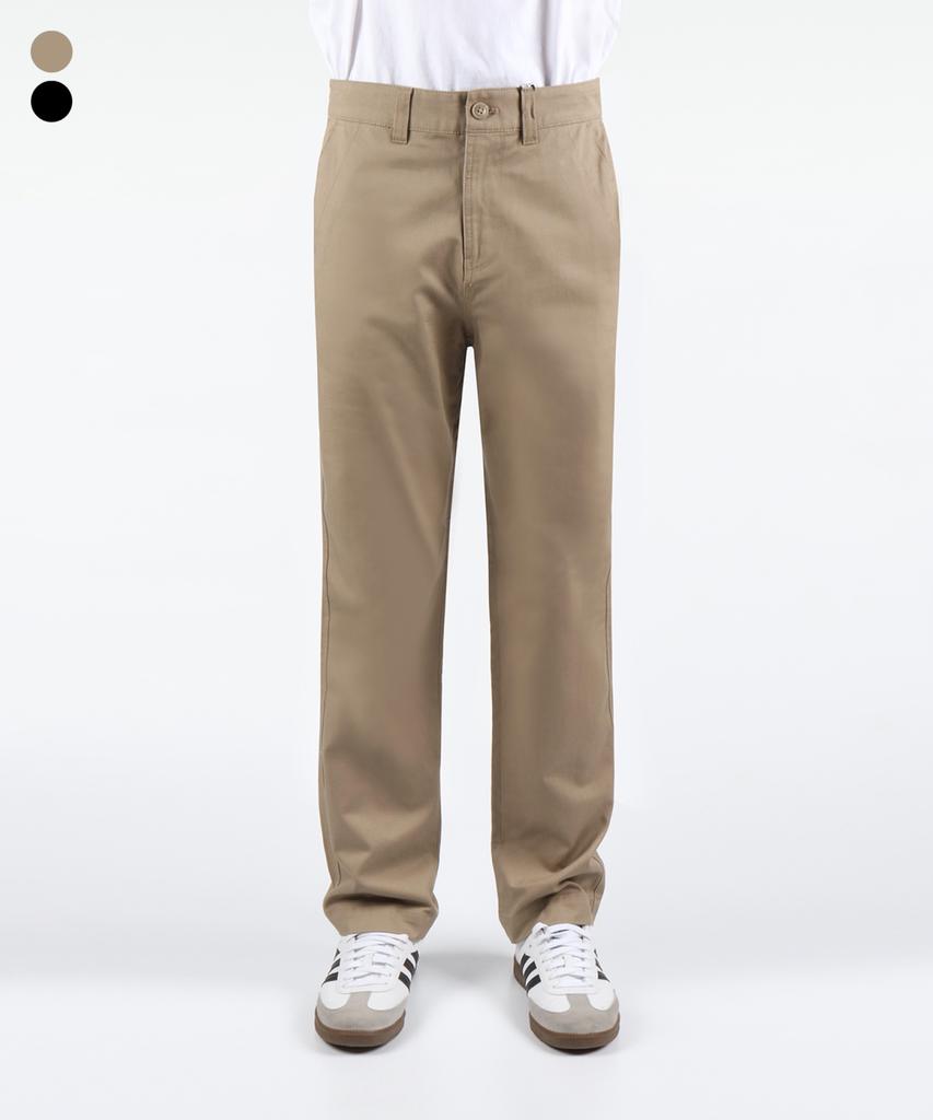 GROOVE RHYME Regular Straight Cotton Pants (Frnscpc140M)