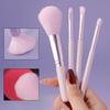 Sada štětců na make-up se 3 houbičkami na make-up pro tekutý make-up, pudry, korektory, tvářenku, aplikátor na oční stíny Dárky na Valentýna