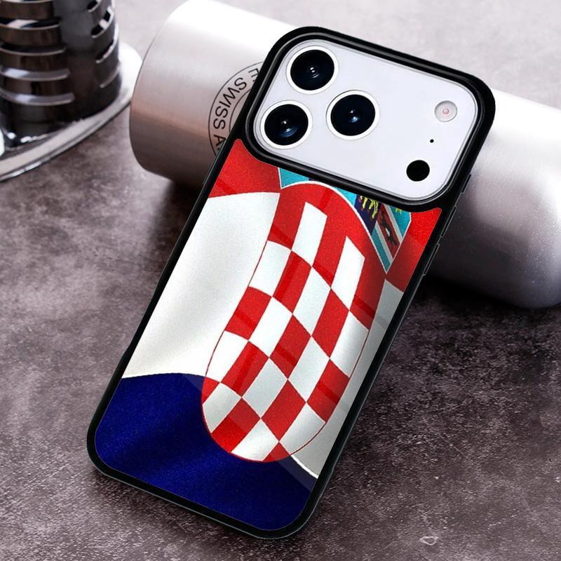 Croatia Flag Print Phone Case For iPhone 17 16 15 14 13 12 11 Pro Max Plus 17Air Soft Silicone Cover