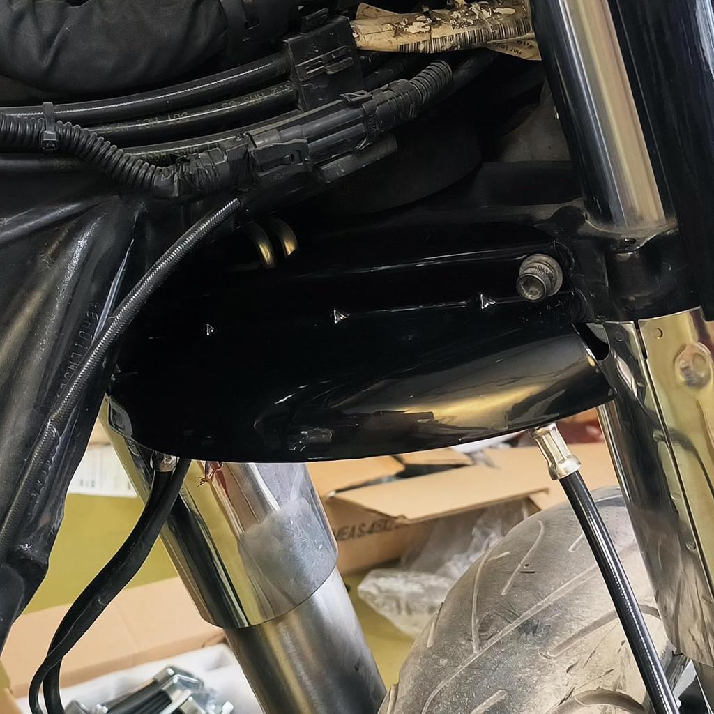 HDBUBALUS Motorcycle Lower Triple Tree Wind Deflector Fit for Harley Touring Electra Glide Road Glide Road King Street Glide 2014-2023