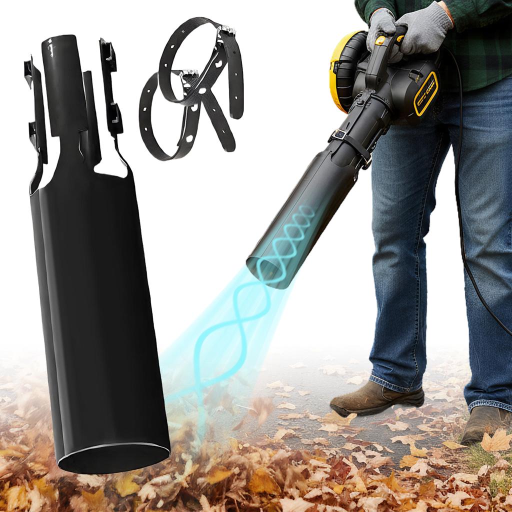 Air Booster For Leafs Blower High-Flows Durable Outdoor Leaf Blower Air Booster Attachment Easy To Install Airflow Amplifier