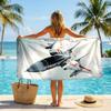 Tomcat Fashion Beach Towel: Ideal for Summer Adventures Soft, Absorbent and Quick Drying Suitable for Swimming and Bathing