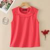 ZANZEA Women Casual Round Neck Solid Color Sleeveless Ves Tops