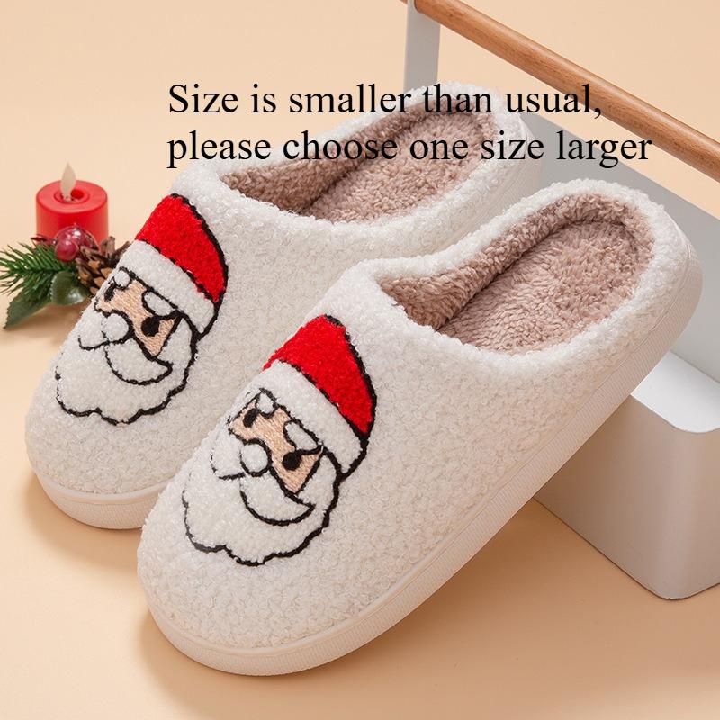 Fashion New Winter Lovely Women Slippers Girls Fashion Flowers Home Slides Couples Soft Seagulls Flat Sandals Men Christmas Flip Flops