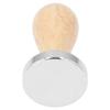 Coffee Tamper Detachable Food Grade Stainless Steel Flat Bottom Coffee Powder Press Hammer with Wooden Handle