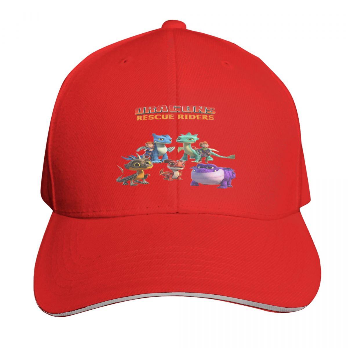 Dragons Rescue Riders Baseball Cap fun hats Hat Baseball Cap black Visor Unisex Hats Womens