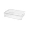 Clear A4 Document Organizer: Large Capacity File Storage Box for Office and Home
