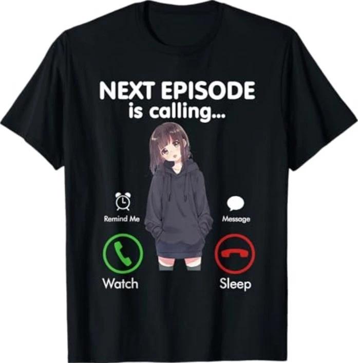 Аниме Следующая серия зовет - Забавная Аниме Подарок любовь Отаку Футболка S