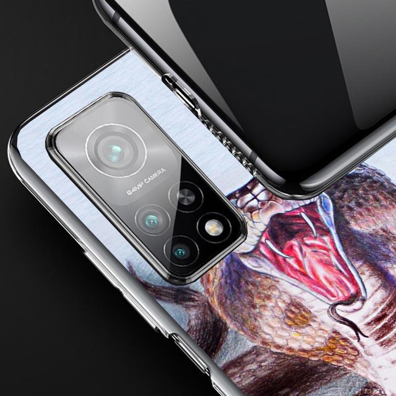Animal Leather Snake Scales Phone Case For Xiaomi Redmi Note 10 11 12 13 14 15 Pro Plus 11S 12S 14S 11T 11E 10S Soft TPU Back Co