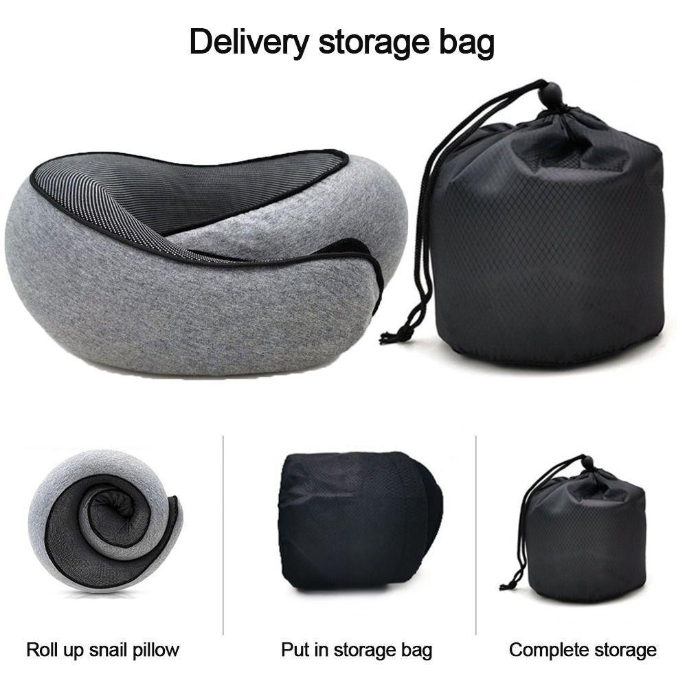 U-shaped Memory Foam Pillow Soft Airplane Cushion Comfortably Travel Neck Pillow