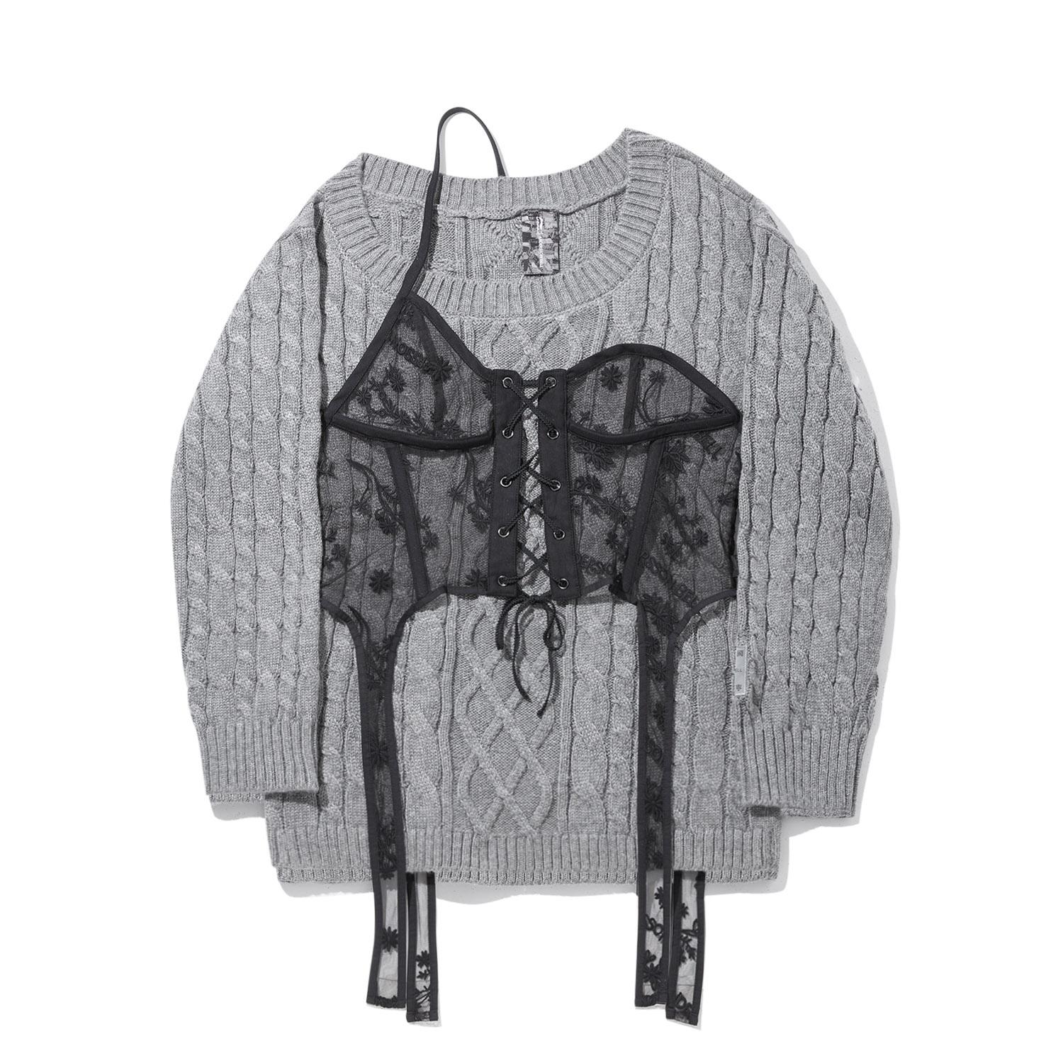 Серия коллабораций Li Ning ADSB Удобный вязаный пуловер Женский свитер AMBV426-2 XL