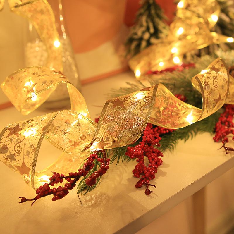 LED Ribbon String Lights for Christmas Tree & Holiday Decor