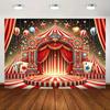 1 Piece. A Vibrant Circus Stage, Suitable for Wedding Entrances and Room Decorations. It Is Easy To Set Up.,fcl