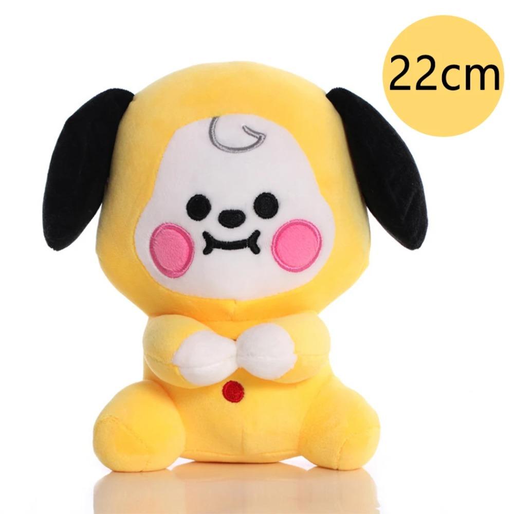 Gorące BTed 21 Pluszowe Zabawki Kawaii Mini Breloczek Anime Wisiorek Ozdoba dla Dzieci 12-22cm Akcesoria Bt Miękkie Pluszowe Zwierzątka Lalka Prezent