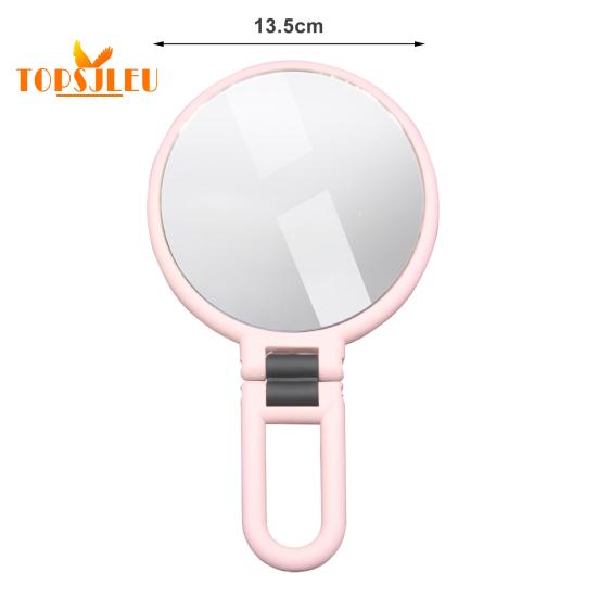 Magnifying Makeup Mirror - Foldable Handle, Portable, 1x15x, Stylish Compact, Versatile Makeup Mirror