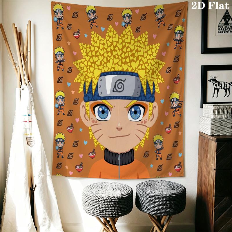 Naruto Generations Wall Tapestry Aesthetic Wall Hanging Printed Fabric Blanket Decorative Tapestries For Bedroom Living Room Home Decor