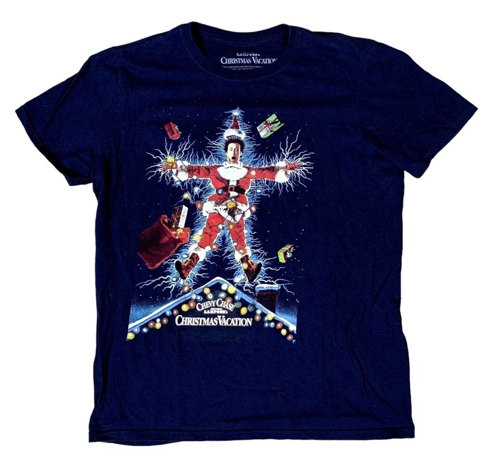 

National Lampoons Christmas Vacation Chevy Chase T-Shirt Size Medium L