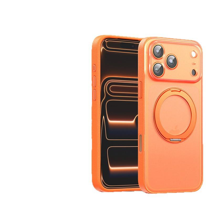 17 Applicable iPhone16promax crystal color 360 bracket mobile phone case 17promax anti-drop 17pro protective case