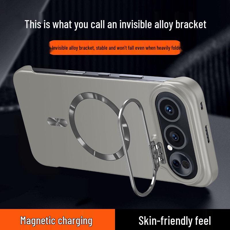 HONOR 500/500Pro Ultra-Thin Magnetic Phone Case with New Metal Paint Borderless Design