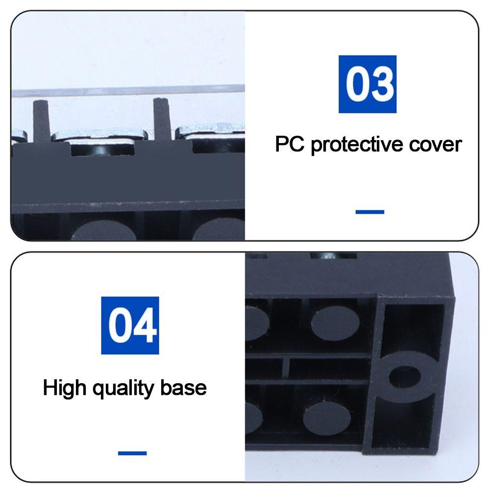 With Screws Strip Block Terminal Dual Row Cable Connector Electric Connector Strip  Electrical