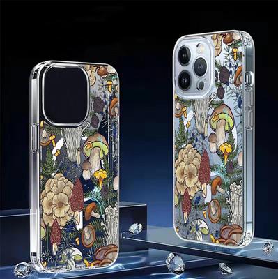 Mushroom Group Transparent MagSafe Case for iPhone 15/16/17 Pro Max