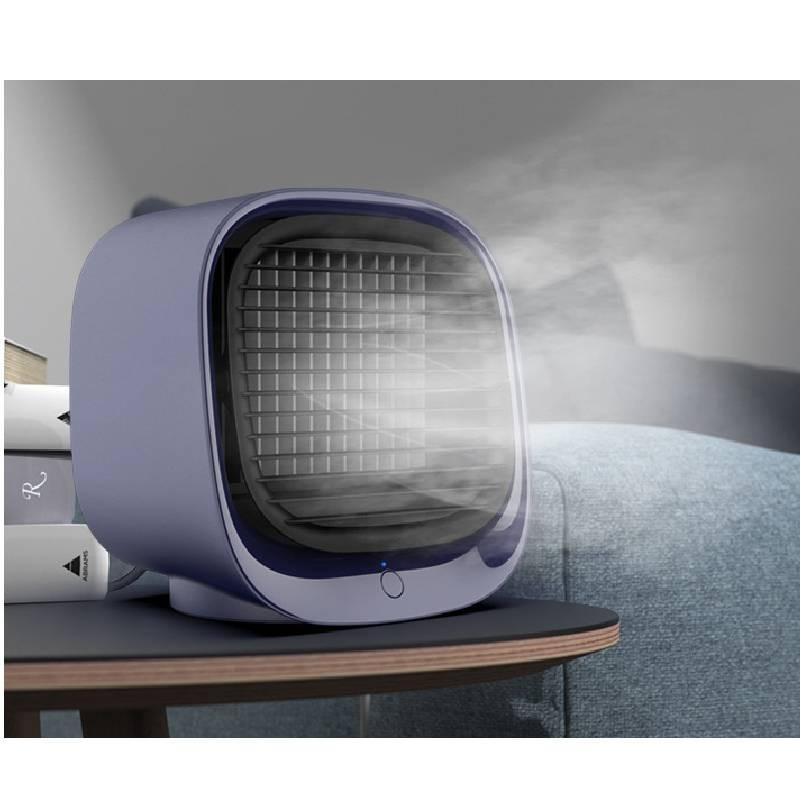 Portable Usb Desk Air Cooler Powerful Cooling Mini Fan With Humidifier For Home And Office Use