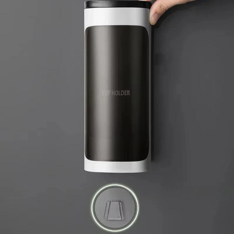 Self-designed Simple Automatic Cup Dispenser Water Dispenser Paper Cup Holder Disposable Paper Cup Holder Storage Rack