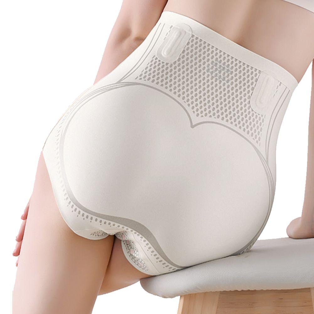 High Waist Butt Lifter Briefs Cotton Crotch Slimming Underpants Casual Postpartum Body Shaper  Lady