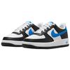 New Nike Air Force 1 Low White Black Light Photo Blue GS FN8008-001