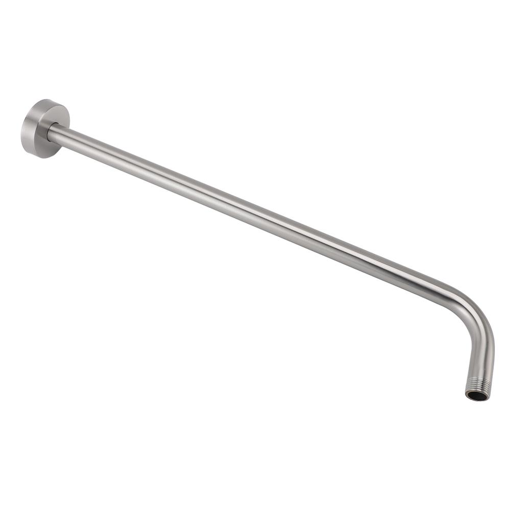Shower Arm NPT1 2 Stainless Steel Wall Mount Concealed Shower Head Extension Arm with Flange Brushed