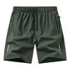 Men's Quick Dry Drawstring Shorts with Zipper Pockets, Lightweight Athletic Shorts for Running and Daily Wear