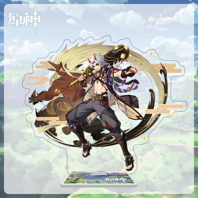 

Великий акриловий дисплей заввишки 16 см із персонажами Мондштадта, Ліюе та Інадзуми в Genshin Impact 16cm