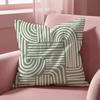 Geometric Line Texture Cushion Cover MultiScene Pillow Cover for Home  Car  Reversible Soft  Durable for Daily Use