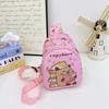 Cartoon Capybara Fun Kids Shoulder Bags Printed Animal Nylon Play Daily Use