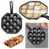 12 Holes Octopus Baking Mold DIY Takoyaki Grill Pan Plate Octopus Ball Maker  Kitchen Gadgets