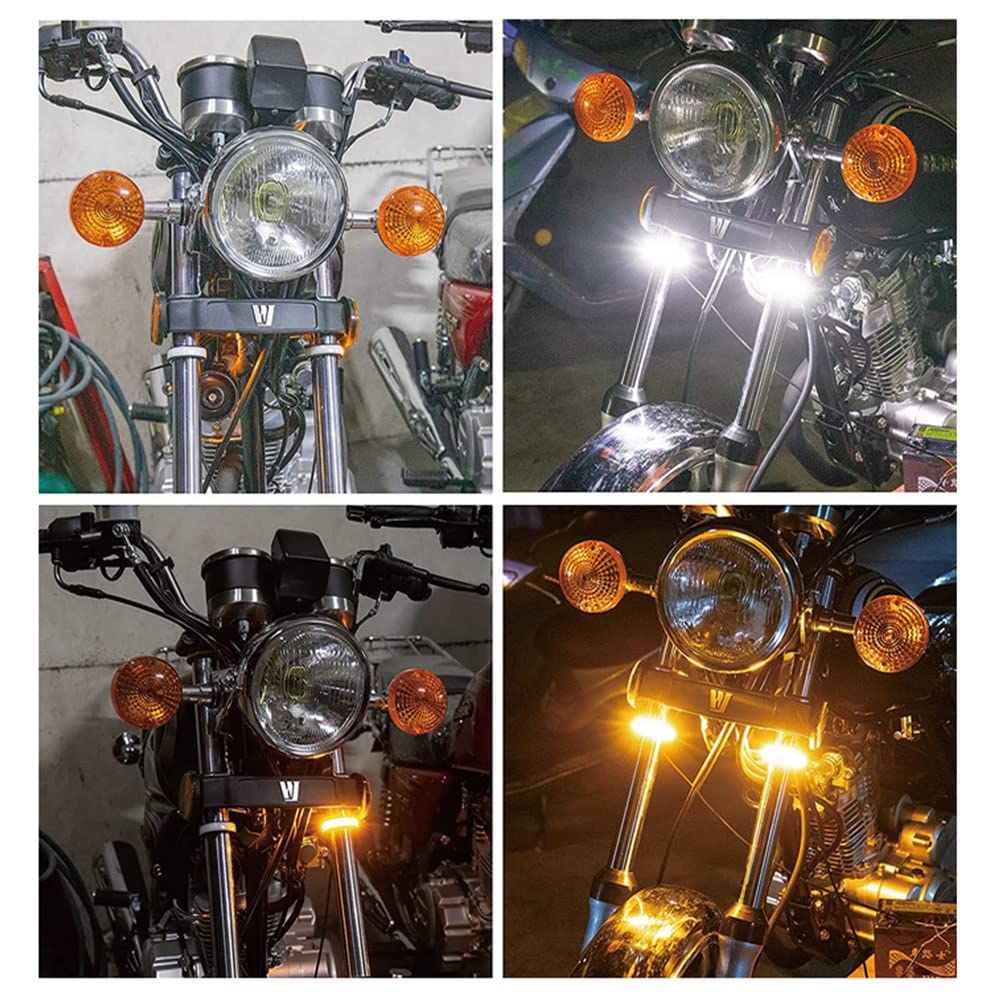 LED Dagsljus Rinnande Blinkers LED-tejp Montering på Framgaffel, Sekventiellt Dagsljus, 36