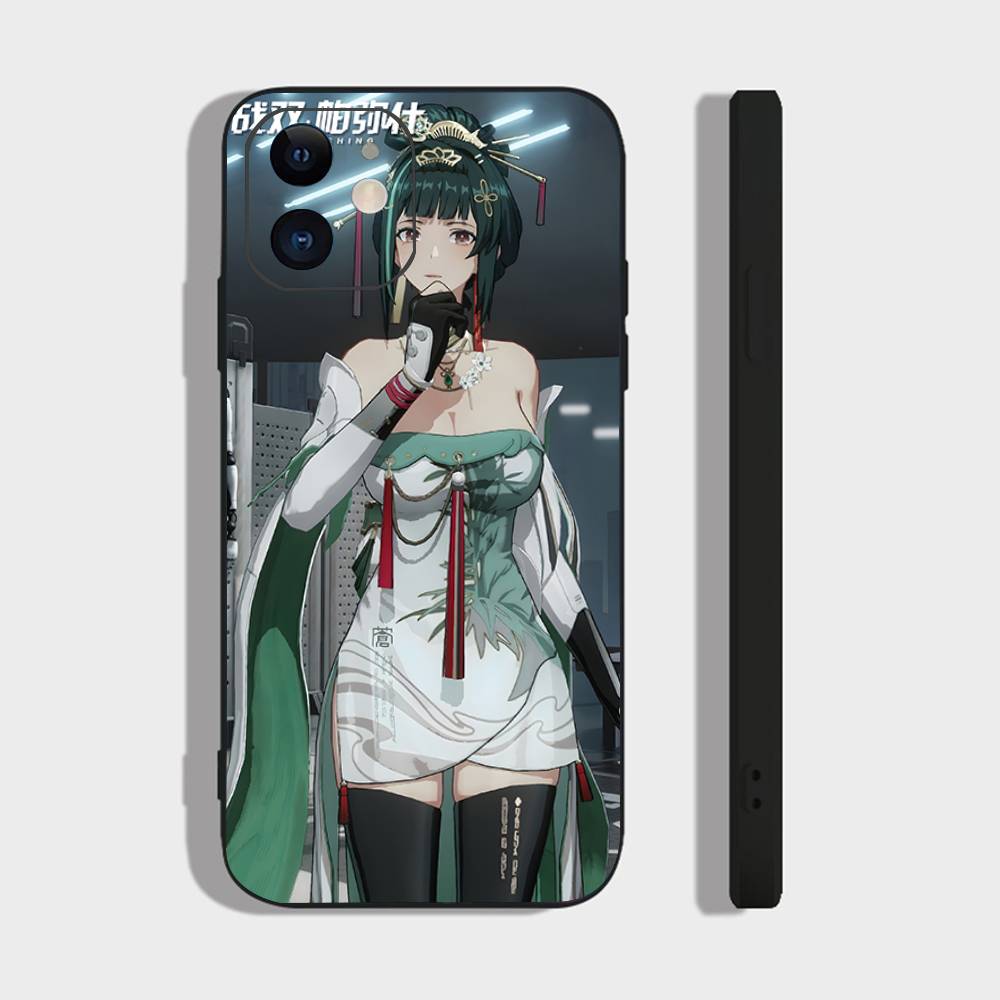 Hanying Zitheriwo Animated Mobile Game P-PGR Phone Case For IPhone 17 Air 16 15 14 13 Pro Max 11 12 Black Silicone Cover