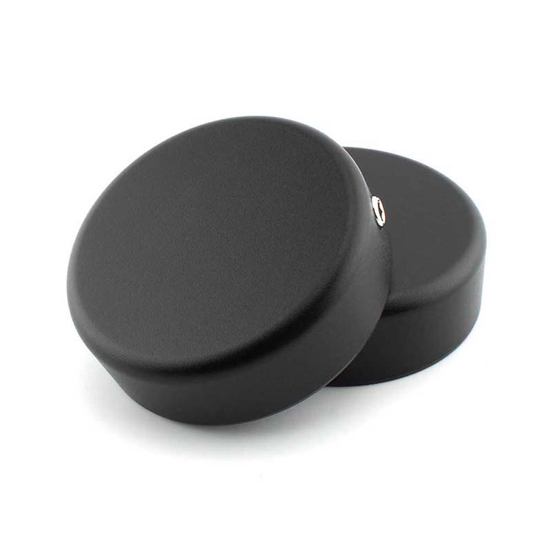 2Pcs Black CNC Aluminum Upper Fork Stem Nut Cover Cap with Wrench for Honda Rebel CMX 250 300 500 Motorcycle Front Shock Decorative Protector