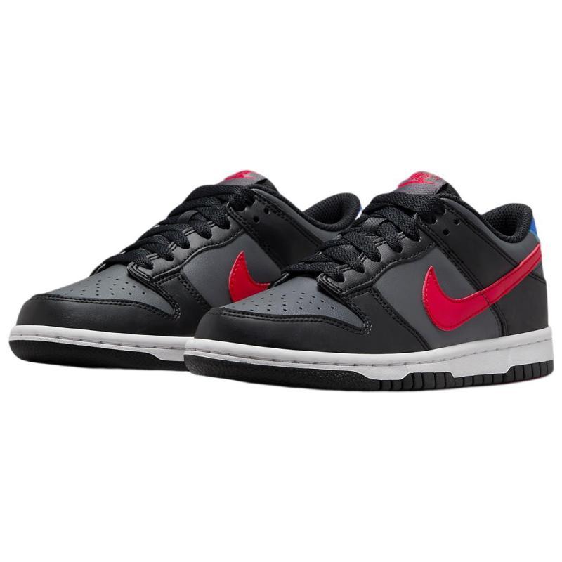 Nike Dunk Low "Black Red Blue" GS Sneakers FV0373-001