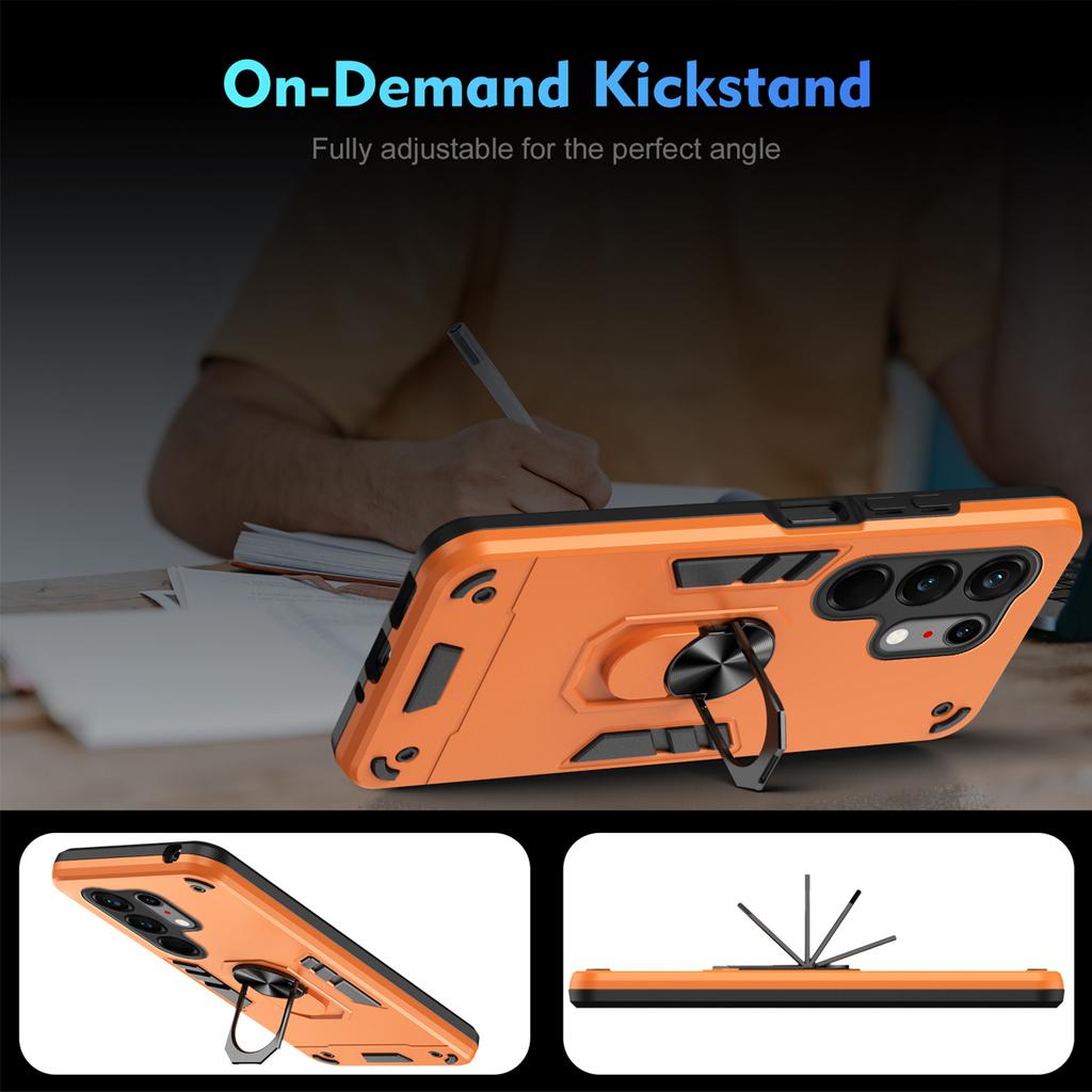 Case For Tecno Camon 50 Ultra 50Pro 4G Magnetic Metal Ring Holder TPU Frame Armor Plastic Shockproof Phone Cover Coque Fundas