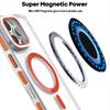 For iPhone 16 Pro Magnetic Case TPU Acrylic Clear Phone Back Cover with Lens Protector Kickstand