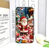 Cartoon Christmas-themed Santa Claus Phone Case for IPhone 16 12 11 14 13 15 Pro Max Mini X XS MAX XR SE2 7 8 14 Plus Soft Cover