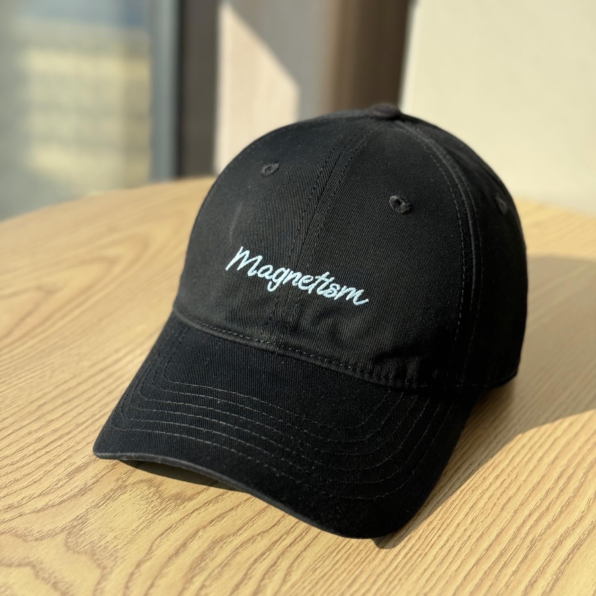 

Casual letter-embroidered soft-top baseball cap, high-quality, unisex, versatile, sun-blocking, makes the face look smaller Adult54-60Adjustable чёрный