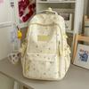 Schoolbag Cute Star Printed School Bag Female Junior High School Students Grades 3 To 6 Large Capacity Multi-Pocket Campus Backpack