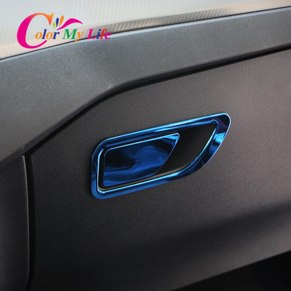 Car Styling Gloves Box Handle Buckle Cover Glovebox Trim Sticker Fit for Ford Focus 4 MK4    2022 LHD