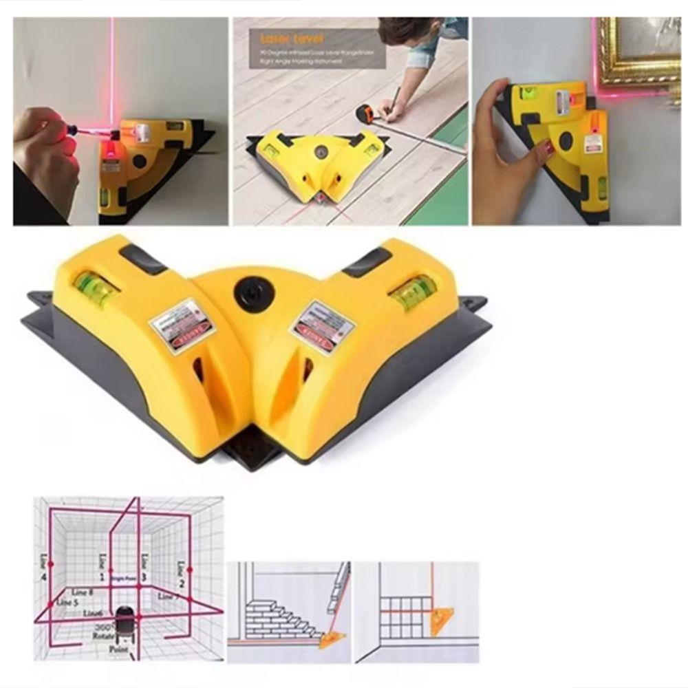 Vertical Horizontal Line Infrared Laser Level Line Projecretion Measure Tool  Tile Laying Tool