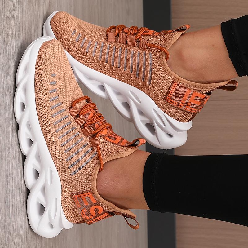 Fashion Mesh Sports Shoes For Men Breathable Walking Shoes, Comfortable Buffer Shoes For Daily Wear Running Shoes For Women